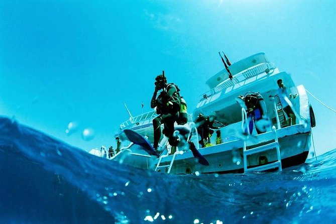 Intro Scuba Diving Beginners Full Day Boat Trip 2 Stops Diving & Lunch– Hurghada - What you get before you go underwater: gear, life jacket, and a real intro