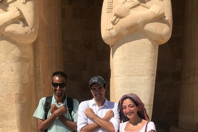 Luxor Day Tour :Valley of Kings & queen & Hatshepsut & Habu city - Colossi of Memnon: quick stop, close-up photos, big impressions