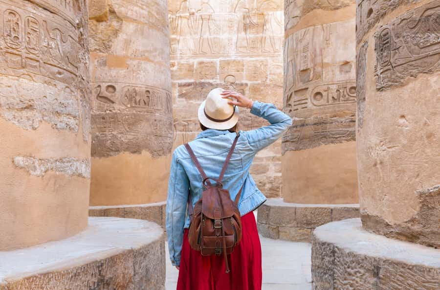 Luxor: Karnak Temple and Luxor Temple Tour with Lunch - Karnak Temple: the forest of columns with Amun, Mut, and Khonsu