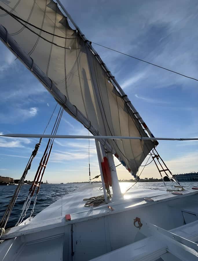 Luxor: Nile River Private Sunset Felucca Ride - The ride itself: what happens on the felucca (and what you should notice)