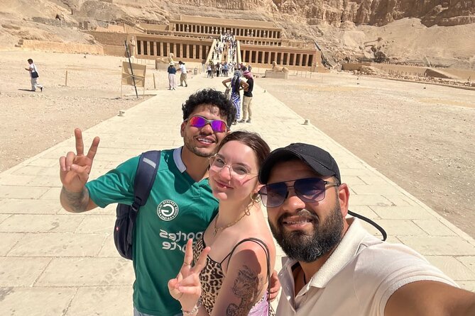 Luxor private tour to East and West bank - Temple of Hatshepsut at Deir el Bahari: The West Bank’s most photogenic power