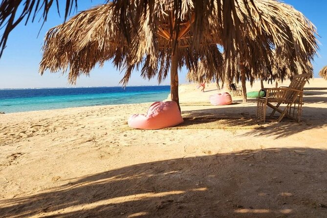 Luxury Cruise to Orange Bay and paradise island Trip-Hurghada - Orange Beach and Orange Island: white sand plus a proper snorkeling stop