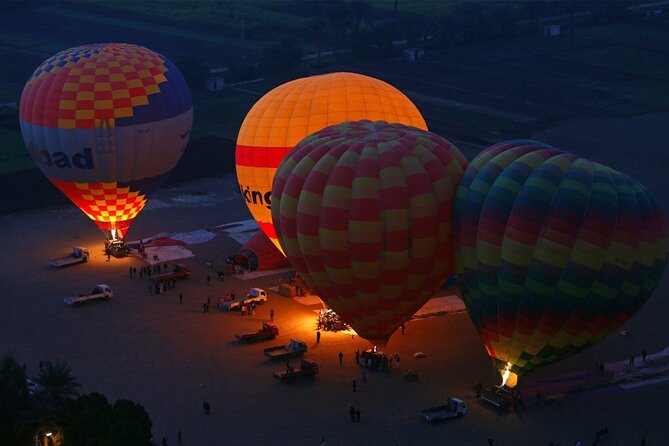 Luxury Hot Air Balloon Ride Luxor, Egypt VIP Service - In the Basket at Sunrise: Temples, the Nile, and the Big Picture