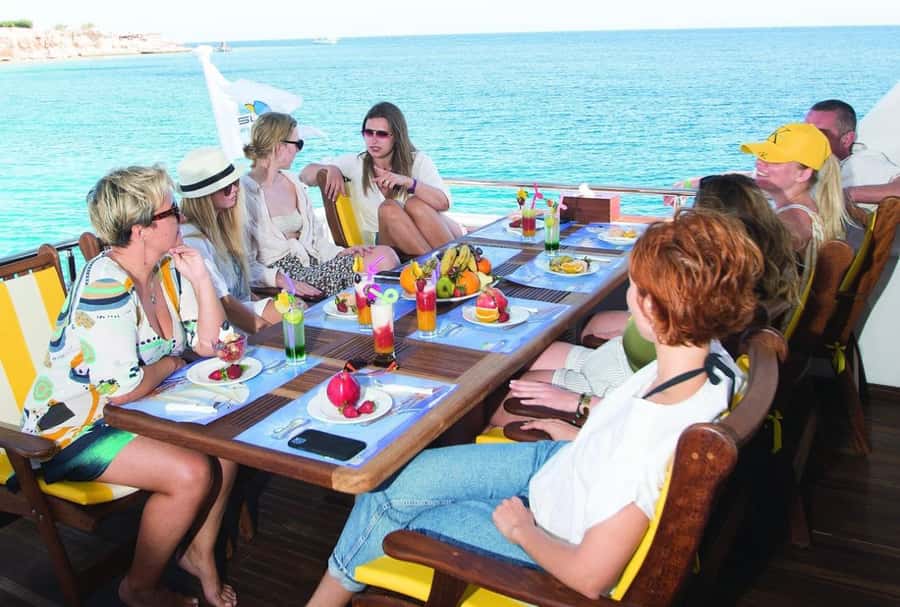 Marsa Alam: Elite vip Turtle bay snorkeling with BBQ Lunch - Inside the Elite VIP boat: 4 floors, air-conditioning, and massage chairs