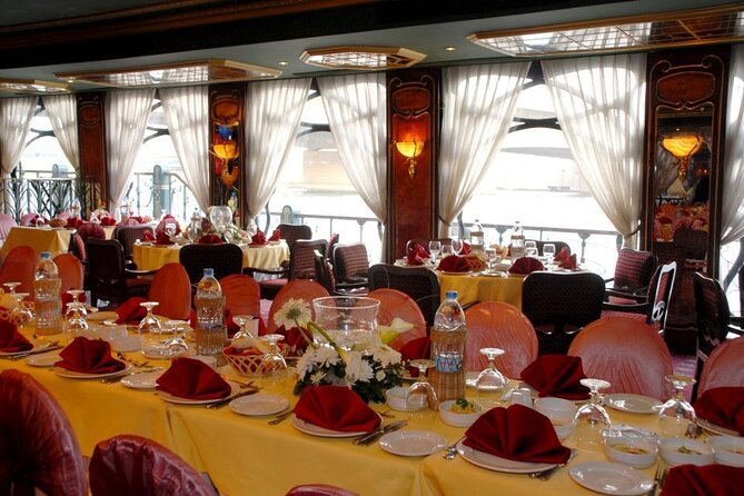 Nile Dinner Cruise on Nile Maxim the Most Luxurious Cruising Restaurant in Cairo - Nile Maxim at Sunset: what you’re really buying