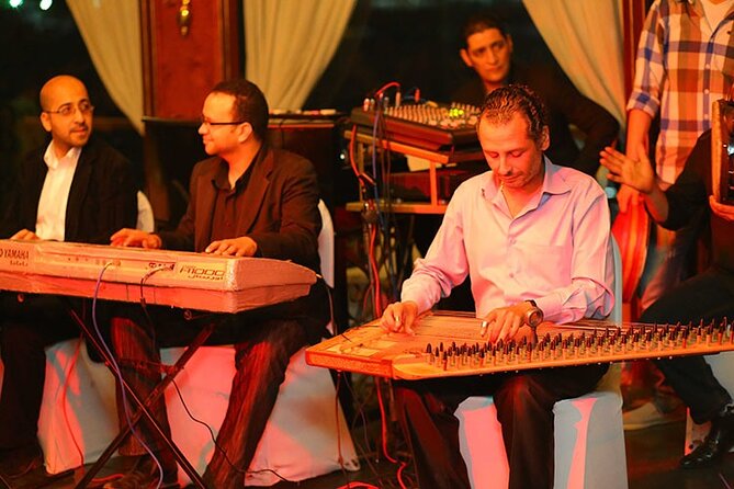 Nile Maxim Dinner Cruise In Cairo - Tannura and Belly Dancer-Oriental Show show - A Two-Hour Sail: Timing, Views, and the On-Deck Experience