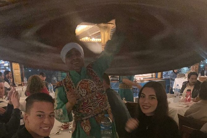 Nile Pharaoh Dinner Cruise Cairo - Live entertainment: tanura, music, and when belly dancing is off