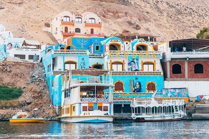 Nubian Village and Philae Temple Private Guided Tour From Aswan - Nubian Village highlights: market life, henna, school, and crocodiles