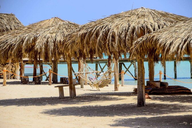 Orange Bay Island Full Day Trip And Water Sport With Lunch - Hurghada - Red Sea water sports: banana boat and quadra energy