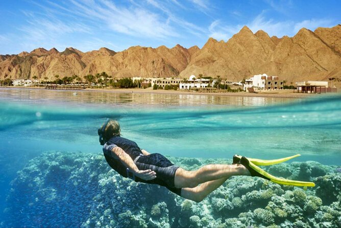 Orange Bay island Maldives of Egypt snorkeling Private 4 hours - Onboard comfort: lunch and unlimited soft drinks