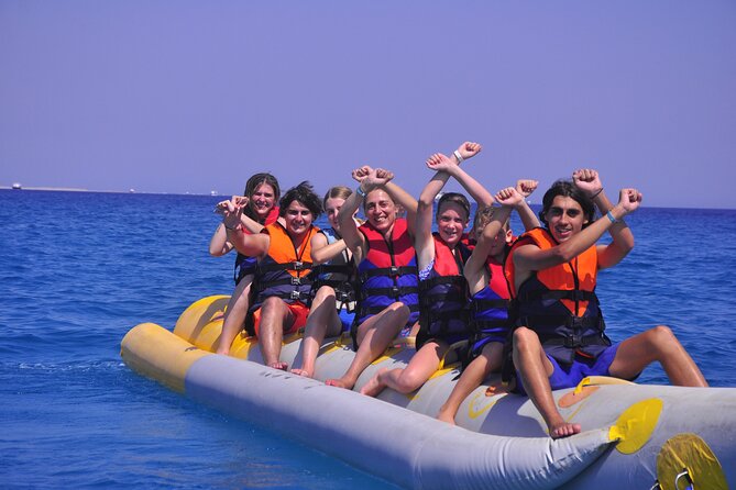 Orange Bay Island Snorkeling Sea Trip, Water Sports in Hurghada - Lunch, Unlimited Soft Drinks, and the On-Board Vibe