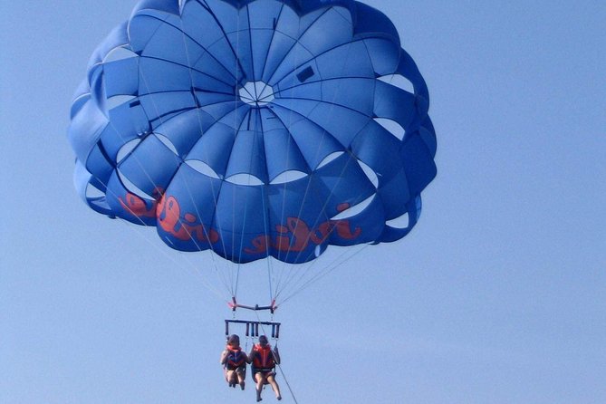 Parasailing off the coast of Sharm el Sheikh - Sharm el Sheikh and the Red Sea Reefs From Above