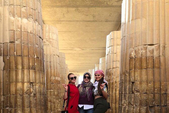 Privat tour:Giza Pyramids, lunch ,Saqqara,Memphise, Dinner Cruise - Private guide energy: what the best versions of this tour feel like