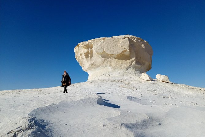 Privat White desert and Bahariya oasis 2 days with camping - Entering the White Desert Protected Area: Camping Night and Sunrise Time