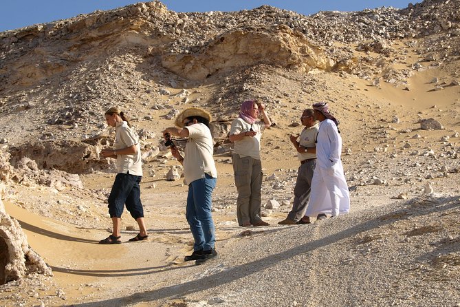 Private 2-Day White Desert and Bahariya Oasis Trip from Cairo - Bahariya Oasis day one: Bawiti, hot springs at Bir Al Matar, and English Mountain