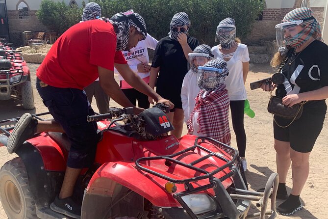 Private 5 Hours Safari by Quad Bike Hurghada + Camel ride - From hotel pickup to quad training: what your afternoon really looks like