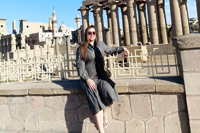 Private 8-hour full day Luxor East & west Banks with Lunch - Stop 1: Temple of Hatshepsut and the story behind the dramatic façade