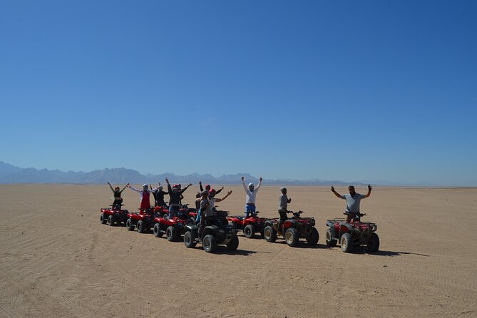 Private ATV Quad Tour Safari With Dinner and Show - Hurghada - Giftun Islands snorkeling gear and the water-time question