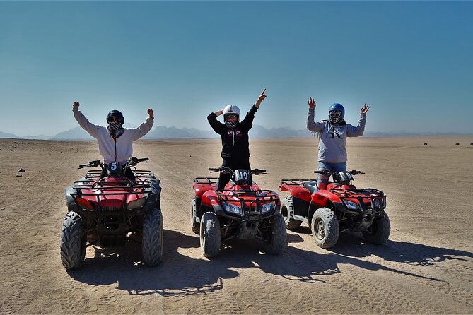 Private ATV Quad Tour Safari With Dinner and Show - Hurghada - ATV riding in the desert: dunes, plains, and real skills