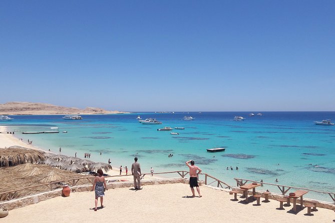 Private Boat to Hula Hula Island Snorkeling With Lunch - Hurghada - Hula Hula Island beach time: what to do once you land