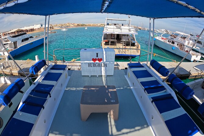 Private Boat Trip Up to 8 Pax with Lunch & Transfer from Hurghada - First Snorkeling Stop: Gear, Expert Help, and Real Coral Country
