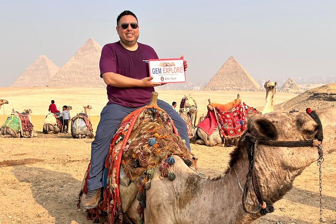 Private Day Tour Giza Pyramids,Sphinx,Saqqara and Memphis - Saqqara’s city of the dead: Djoser and the Step Pyramid at real depth