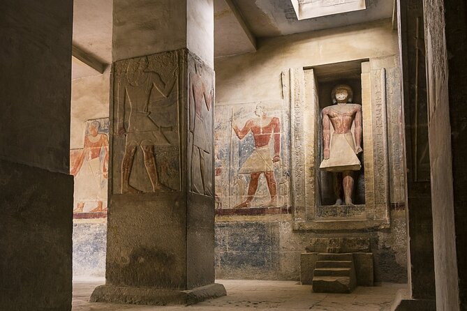 Private Day Tour Pyramids Giza, Sakkara and Memphis City - Your Egyptologist guide: how to get more from the day