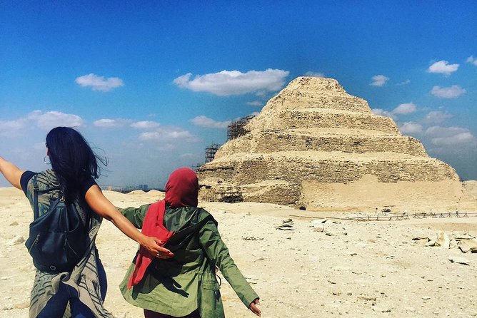 Private Day Tour to Giza Pyramids Sphinx Memphis Saqqara & Dahshur Pyramids - Giza Plus Saqqara and Dahshur in One Private 9-Hour Day