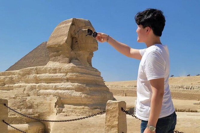 Private Day Tour to Giza Pyramids Sphinx Saqqara and Memphis - Starting from Cairo or Giza with a real 8:00 am plan