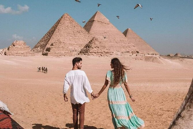 Private Day Tour to Giza Pyramids Sphinx Saqqara and Memphis - Memphis in one hour: Ramses II and the alabaster Sphinx