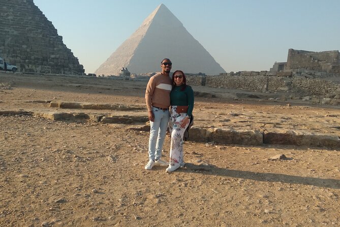 Private Day tour to Giza Pyramids with Camel ride - Great Sphinx stop: more than a postcard moment