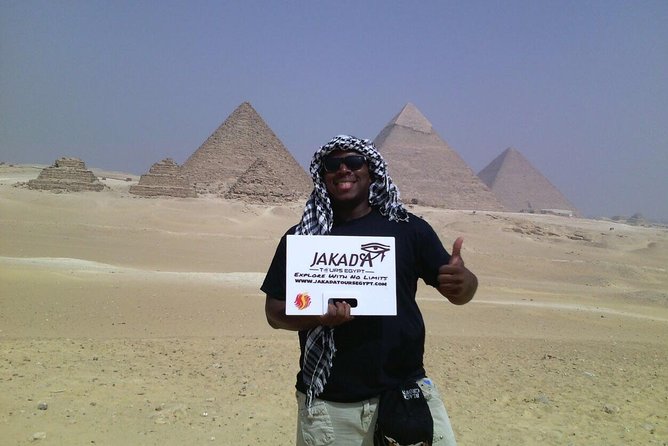 Private Day Trip with Guide to Giza Pyramids Saqqara and Memphis - Stop 1 at Giza: pyramids, Valley Temple, and the Sphinx