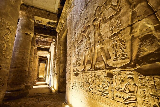 Private Dendara and Abydos Temples Day Tour in Luxor - Stop 4: Dendera Temple of Hathor (color, carvings, and attention)