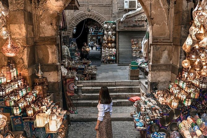 Private Egyptian Museum and Khan el Khalili Bazar Tour - Tour grades: transport-only vs guide and tickets