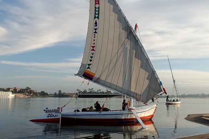 Private Felucca Ride on the Nile with Transportation - Banana Island: tea, bananas, and a short shore break