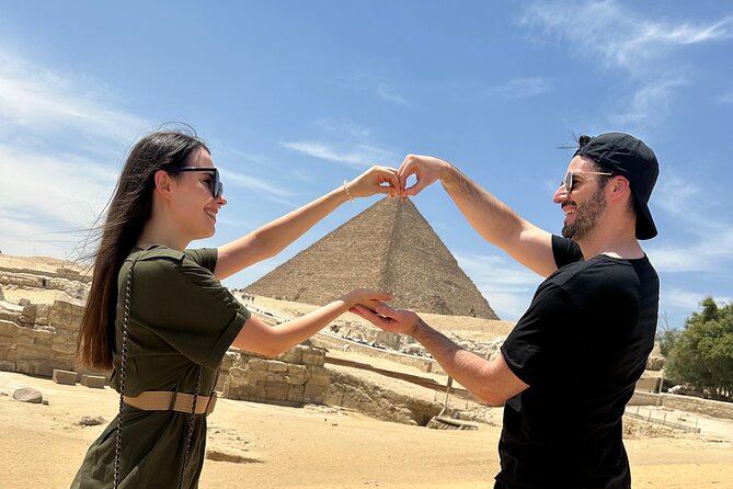 Private Giza Pyramids & Sakkara Tour with Camel Ride & Lunch - Memphis at Mit Rahina Museum: Ramesses II and the marble Sphinx statue