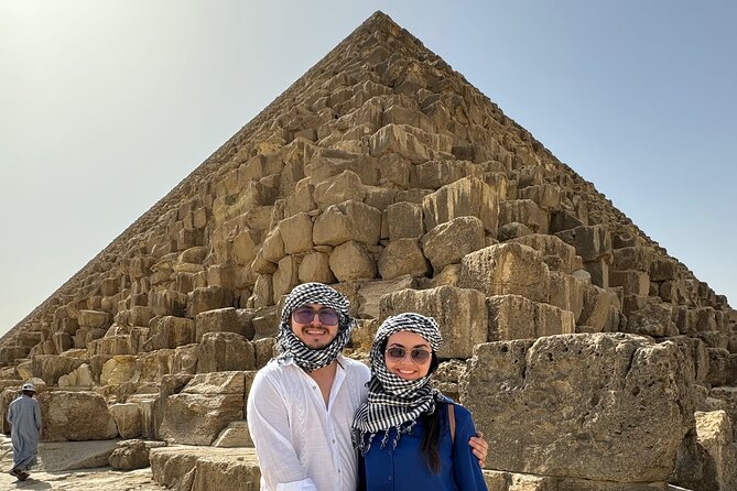 Private Giza Pyramids & Sphinx Day Tour with Lunch from Cairo - Stop 2: The Great Pyramid of Cheops (Khufu) (Short Time, Big Impact)