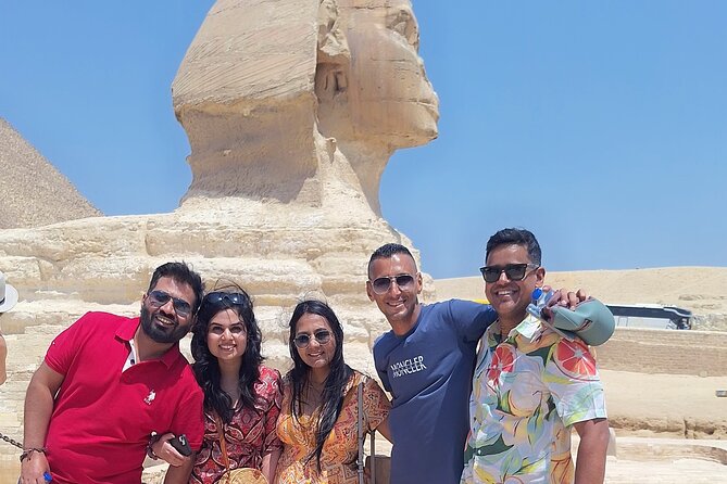 Private Giza Pyramids Sphinx Memphis Saqqara Lunch and Camel - The Sphinx stop: more than a quick photo
