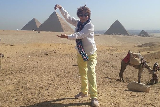 Private Guided Day-Tour to Giza Pyramids Egyptian Museum and Felucca - Giza Plateau: Cheops, Chephren, Mycerinus and the Sphinx views