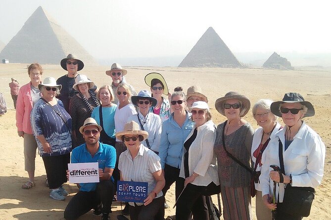 Private guided tour to Giza Pyramids & Saqqara as you never seen - Great Sphinx and Khafre’s Valley Temple: Abu Al Hol explained