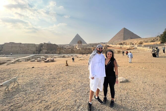 Private Guided Tour to Giza Pyramids Sphinx Camel Ride and Lunch - Hotel pickup, private vehicle, and how the drive sets you up