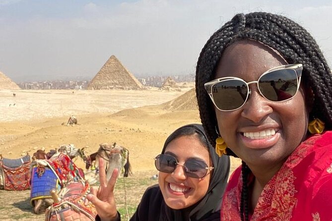 Private guide's trip to Giza pyramids, Great sphinx valley temple - Stop 1: The Pyramids area overview that helps you look smarter
