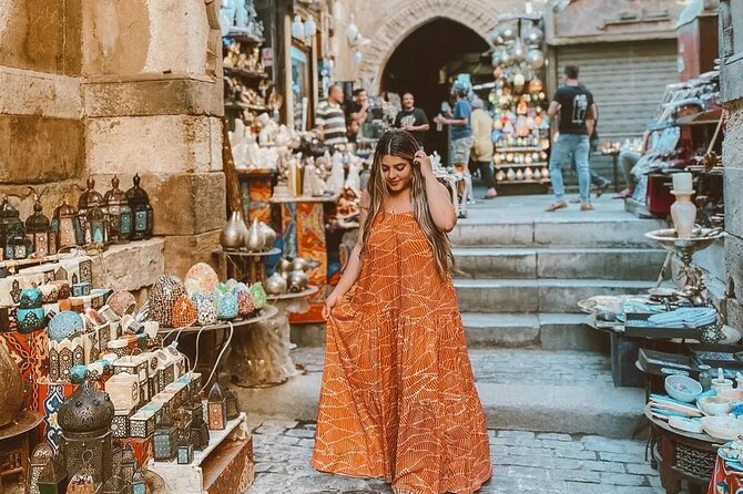 Private Half Day Tour Coptic Cairo and Khan El-Khalili Bazaar - Stop 6: Khan el-Khalili bazaar shopping with less stress