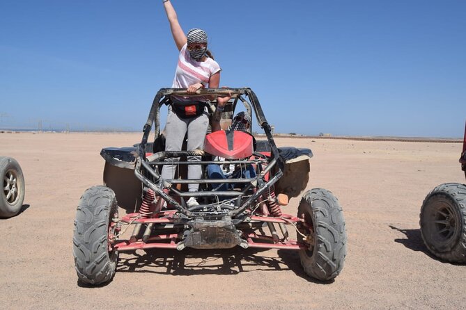 Private Jeep Safari with Quad bike, Buggy, Dinner, and Party - Bedouin Camp: Tea, Camel Time, and a Calm Break