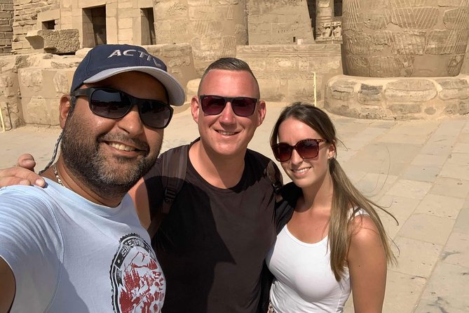 Private Luxor tour from Hurghada: No Shopping | Nile cruise Lunch - Colossi of Memnon: the quick hit that works for photos