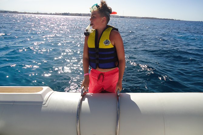 Private Speedboat Tour From Hurghada - Stop 1: Magawish Island for coral reefs and bright fish