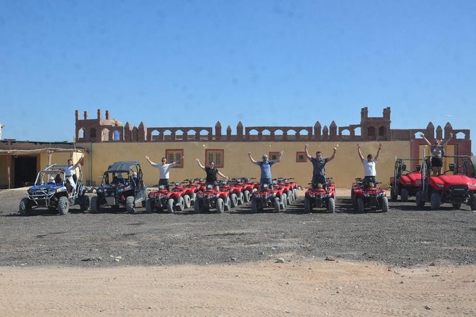 PRIVATE TOUR ! 3 Hours Safari by Quad Bike - Hurghada - Bedouin village stop: black tea, camel time, and a human moment