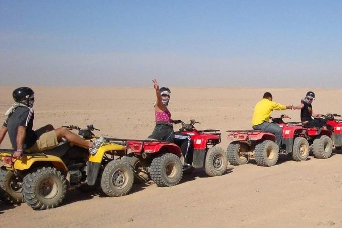 PRIVATE TOUR ! 3 Hours Safari by Quad Bike - Hurghada - Before you ride: quad bike practice and the “hold-on” reality