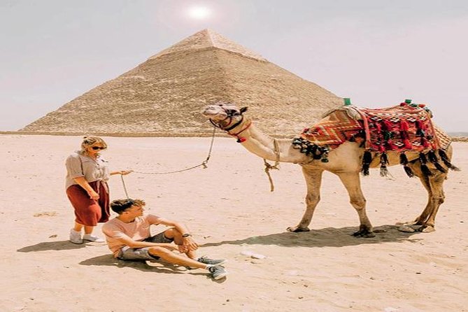 Private Tour Giza pyramids Sphinx Egyptian Museum Khan El-Khalili Camel Ride, - A private Giza-and-Cairo day that actually stays organized
