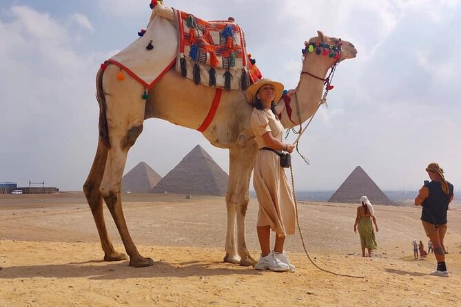 Private Tour Giza Pyramids,Sphinx,lunch,camel& inside 3rd pyramid - Hotel pickup and private comfort in Cairo or Giza
